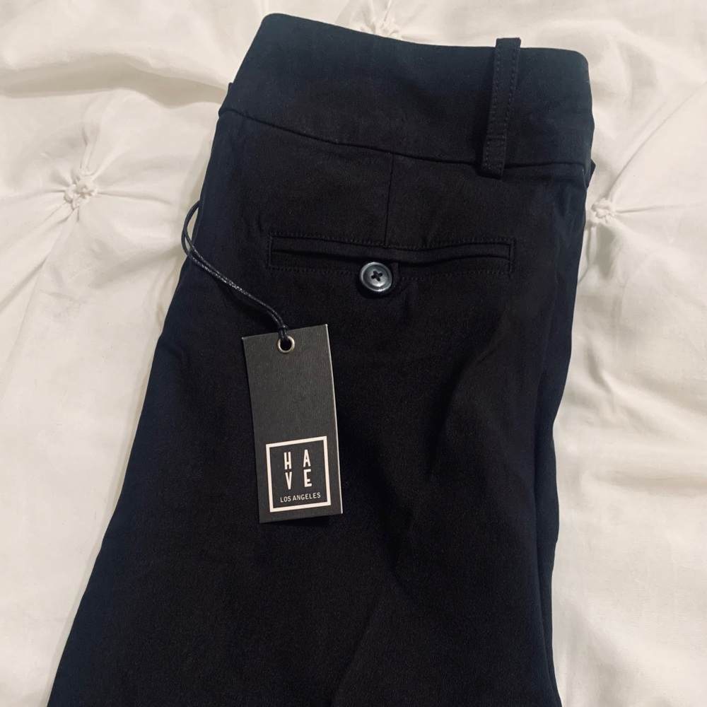 Black Skinny Leg Dress Pants